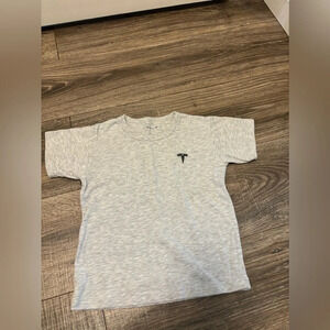 Tesla Boys Light Gray T Shirt Size 6 Kids